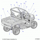 RANGER 570 (R20MAA57B1/B9/LH/EBH) Body, decals - r20maa57b1  /  b9  /  body, decals - r20m...