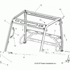 RANGER 570 3PC Chassis, cab frame - r20maa57k1 (701755)