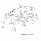 RANGER 570 CREW Chassis, cab frame - r20m4a57b1  /  b9  /  ebh (701832)