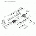 RANGER 570 CREW Drive train, main gearcase - r20m4a57b1  /  b9  /  ebh (...
