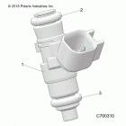 RANGER 570 CREW Engine, fuel injector - r20m4a57b1  /  b9  /  ebh (c7003...