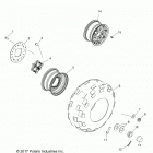 RANGER 570 CREW Wheels, rear - r20m4a57b1  /  b9  /  ebh (701871)