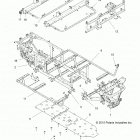 RANGER 570 CREW FULL SIZE Chassis, frame - r20cda57a1  /  b1 (700740)