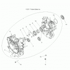 RANGER 570 CREW FULL SIZE Engine, crankcase - r20cda57a1  /  b1 (49rgrcrankcase12r...