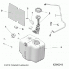 RANGER 570 CREW FULL SIZE (R20CDA57A1/B1) Body, fuel tank asm. - r20cda57a1  /  b1 (c700348)