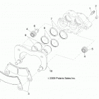 RANGER 570 CREW FULL SIZE (R20CDA57A1/B1) Brakes, rear caliper - r20cda57a1  /  b1 (49rgrcaliperrr...