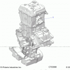 RANGER 570 EPS HDPE HD Engine, long block - r20mae57d7 (c700898)