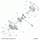RANGER 570 EPS HDPE HD Engine, stator cover and flywheel - r20mae57d7 (c700894)