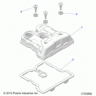 RANGER 570 EPS HDPE HD Engine, valve cover - r20mae57d7 (c700892)