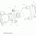 RANGER 570, FULL SIZE Brakes, rear caliper - r20cca57a1  /  a7  /  b1  /  b7 (...