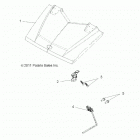 RANGER 570, FULL SIZE (R20CCA57A1/A7) Body, hood latch - r20cca57a1  /  a7 (49rgrlatch12crew)