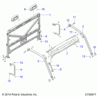 RANGER 902D EU/ISRL TRACTOR Chassis, cab frame - r20rred4j1 (c700977)