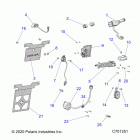 RANGER 902D EU/ISRL TRACTOR Electrical components, and license plate - r20rred4j1 (c...