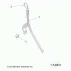 RANGER 902D EU/ISRL TRACTOR Engine, dipstick - r20rred4j1 (c700412)