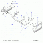 RANGER 902D EU/TRACTOR Engine, exhaust system - r20rred4f1  /  n1  /  sd4c1 (c7...