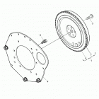 RANGER 902D EU/TRACTOR Engine, flywheel - r20rred4f1  /  n1  /  sd4c1 (702603)
