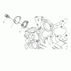 RANGER 902D EU/TRACTOR Engine, rear gearcase cover - r20rred4f1  /  n1  /  sd4c...
