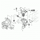 RANGER 902D EU/TRACTOR Engine, water flange and thermostat - r20rred4f1  /  n1 ...