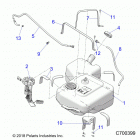 RANGER 902D EU/TRACTOR (R20RRED4F1/N1/SD4C1) Body, fuel tank - r20rred4f1  /  n1  /  sd4c1 (c700399)