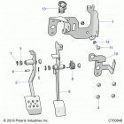 RANGER 902D EU/TRACTOR (R20RRED4F1/N1/SD4C1) Brakes, pedal - r20rred4f1  /  n1  /  sd4c1 (c700846)