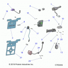 RANGER 902D EU/TRACTOR (R20RRED4F1/N1/SD4C1) Electrical components, and license plate - r20rred4f1  /...