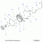 RANGER 902D EU/TRACTOR (R20RRED4F1/N1/SD4C1) Engine, adapter, bellhousing and crank sensor - r20rred4...