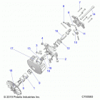 RANGER CREW 1000 FULLSIZE PS FO (R20T6U99AM) Drive train, clutch, primary - r20t6u99am (c700593)