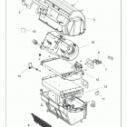 RANGER CREW 1000 NSTR FACTORY CHOICE 49S & 50S (R20RSU99/A/B) Body, hvac assembly - r20rsu99  /  a  /  b (702389)