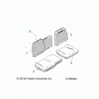 RANGER CREW 1000 NSTR FACTORY CHOICE 49S & 50S (R20RSU99/A/B) Body, seat asm - r20rsu99  /  a  /  b (c700465)