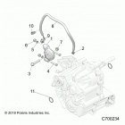 RANGER CREW 1000 NSTR FACTORY CHOICE 49S & 50S (R20RSU99/A/B) Drive train, main gearcase mounting - r20rsu99  /  a  / ...