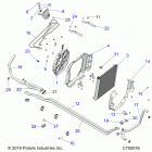 RANGER CREW 1000 NSTR FACTORY CHOICE 49S & 50S (R20RSU99/A/B) Engine, cooling system - r20rsu99  /  a  /  b (c700076)
