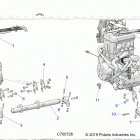 RANGER CREW 1000 NSTR FACTORY CHOICE 49S & 50S (R20RSU99/A/B) Engine, mounting - r20rsu99  /  a  /  b (c700726)