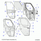 RANGER CREW 1000 NSTR FACTORY CHOICE 49S & 50S (R20RSU99/A/B) Opt, prem, full power front door  /  wndw - r20rsu99  / ...