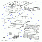 RANGER CREW 1000 NSTR FACTORY CHOICE 49S & 50S (R20RSU99/A/B) Opt, prep audio roof, rear close off, cover, hood liner,...