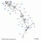 RANGER CREW 1000 NSTR FACTORY CHOICE 49S & 50S (R20RSU99/A/B) Steering, steering asm. - r20rsu99  /  a  /  b (c700680)
