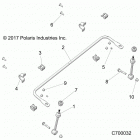 RANGER CREW 1000 NSTR FACTORY CHOICE 49S & 50S (R20RSU99/A/B) Suspension, front stabilizer bar - r20rsu99  /  a  /  b ...