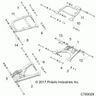 RANGER CREW 1000 NSTR FACTORY CHOICE 49S & 50S (R20RSU99/A/B) Suspension, rear control arms - r20rsu99  /  a  /  b (c7...