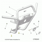 RANGER CREW 1000XP PS MUD (R20RSM99AL) Accessory, front bumper - r20rsm99al (c700243)