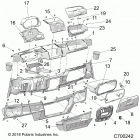 RANGER CREW 1000XP PS MUD (R20RSM99AL) Body, dash - r20rsm99al (c700242)