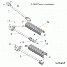 RANGER CREW 1000XP PS MUD (R20RSM99AL) Drive train, front, mid, rear prop shaft - r20rsm99al (c...