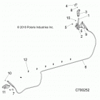 RANGER CREW 1000XP PS MUD (R20RSM99AL) Drive train, gear selector - r20rsm99al (c700252)
