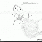 RANGER CREW 1000XP PS MUD (R20RSM99AL) Drive train, main gearcase mounting - r20rsm99al (c70038...