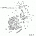 RANGER CREW 1000XP PS MUD (R20RSM99AL) Engine, air intake manifold -  r20rsm99al (c700047)