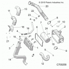RANGER CREW 1000XP PS MUD (R20RSM99AL) Engine, air intake system - r20rsm99al (c700258)