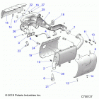 RANGER CREW 1000XP PS MUD (R20RSM99AL) Engine, exhaust system - r20rsm99al (c700127)