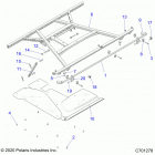 RANGER CREW 1000XP PS TX CA (R21RSF99AK) Body, box, mounting - r21rsf99ak (c701278)