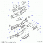 RANGER CREW 1000XP PS TX CA (R21RSF99AK) Body, dash - r21rsf99ak (c701246)