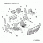 RANGER CREW 1000XP PS TX CA (R21RSF99AK) Body, front floor and rockers - r21rsf99ak (c700246)