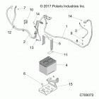 RANGER CREW 1000XP PS TX CA (R21RSF99AK) Electrical, battery - r21rsf99ak (c700072)