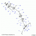 RANGER CREW 1000XP PS TX CA (R21RSF99AK) Steering, steering asm. - r21rsf99ak (c700625)